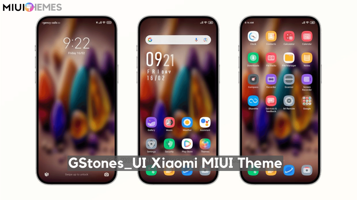 GStones_UI MIUI Theme Download for Xiaomi with Dynamic Experience GStones_UI MIUI Theme Download for Xiaomi with Dynamic Experience