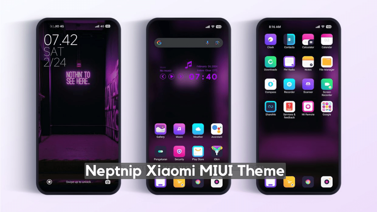 Neptnip MIUI Theme Download for Xiaomi with Dark Mode Neptnip MIUI Theme Download for Xiaomi with Dark Mode