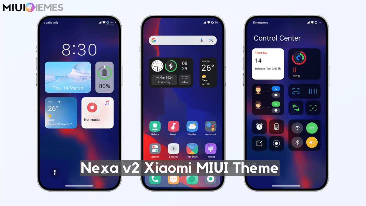 Nexa v2 MIUI Theme Download for Xiaomi with iOS 14 Experience
