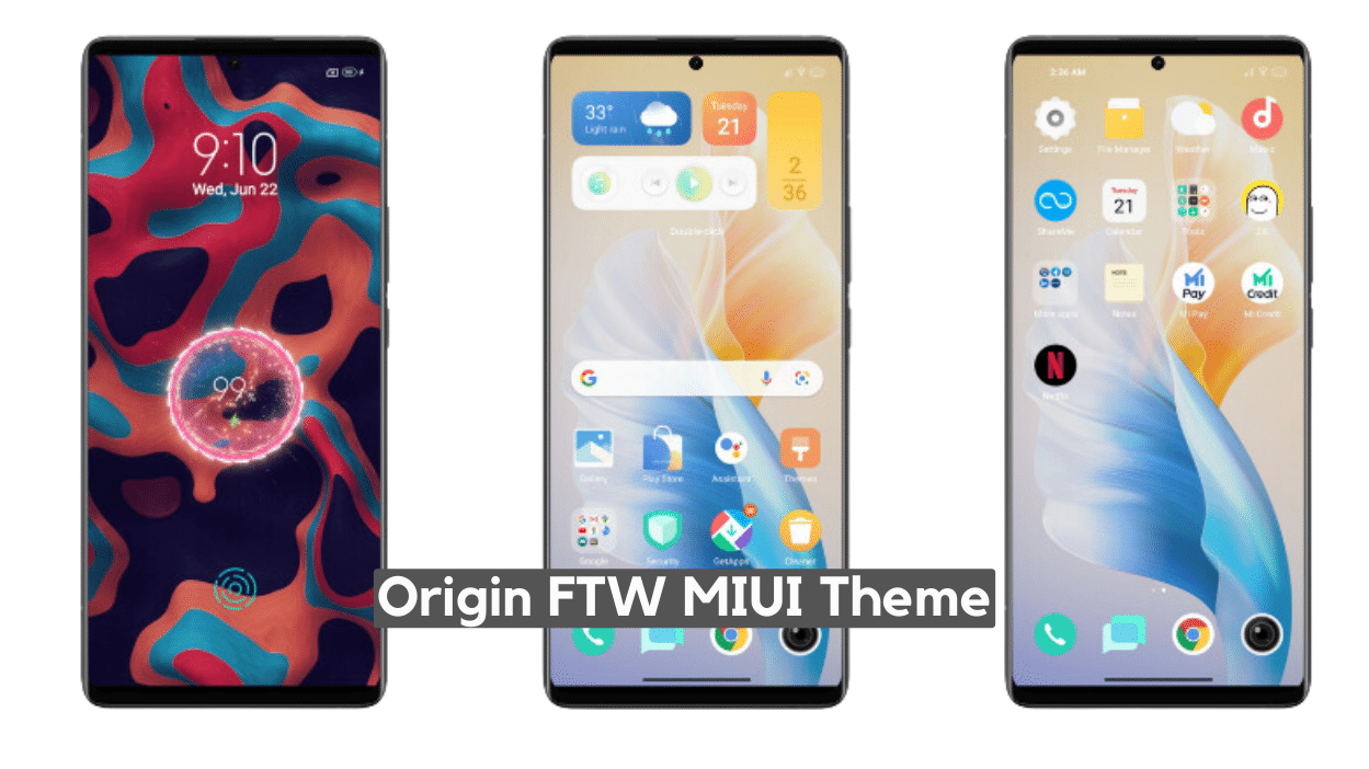 OriginFTW MIUI Theme with Fingerprint Animation