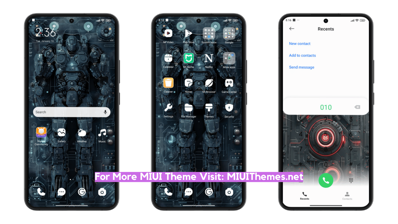 Iron Giant MIUI Theme