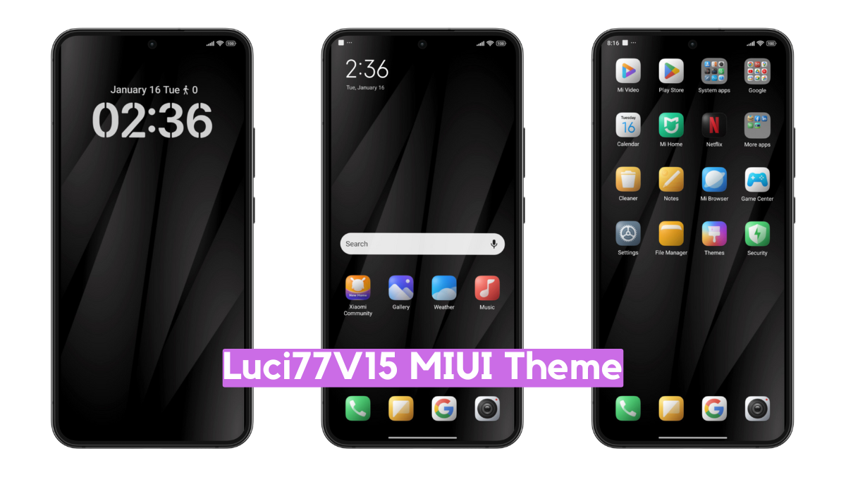 Luci77v15 MIUI Theme for Xiaomi with Minimal Experience Luci77v15 MIUI Theme for Xiaomi with Minimal Experience