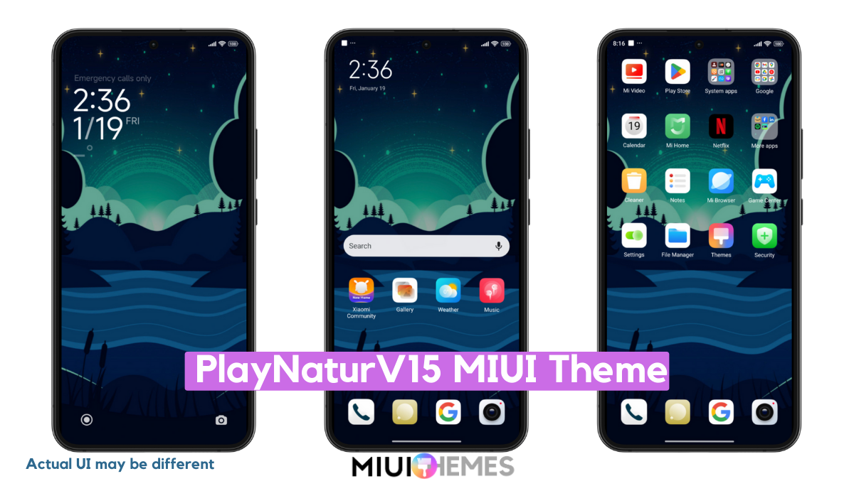 PlayNaturV15 MIUI Theme for Xiaomi with Dynamic Icons PlayNaturV15 MIUI Theme for Xiaomi with Dynamic Icons